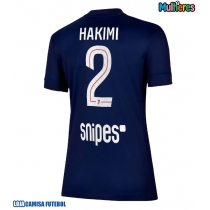 Camisa de Futebol Paris Saint-Germain Achraf Hakimi #2 Equipamento Principal Mulheres 2025-26 Manga Curta
